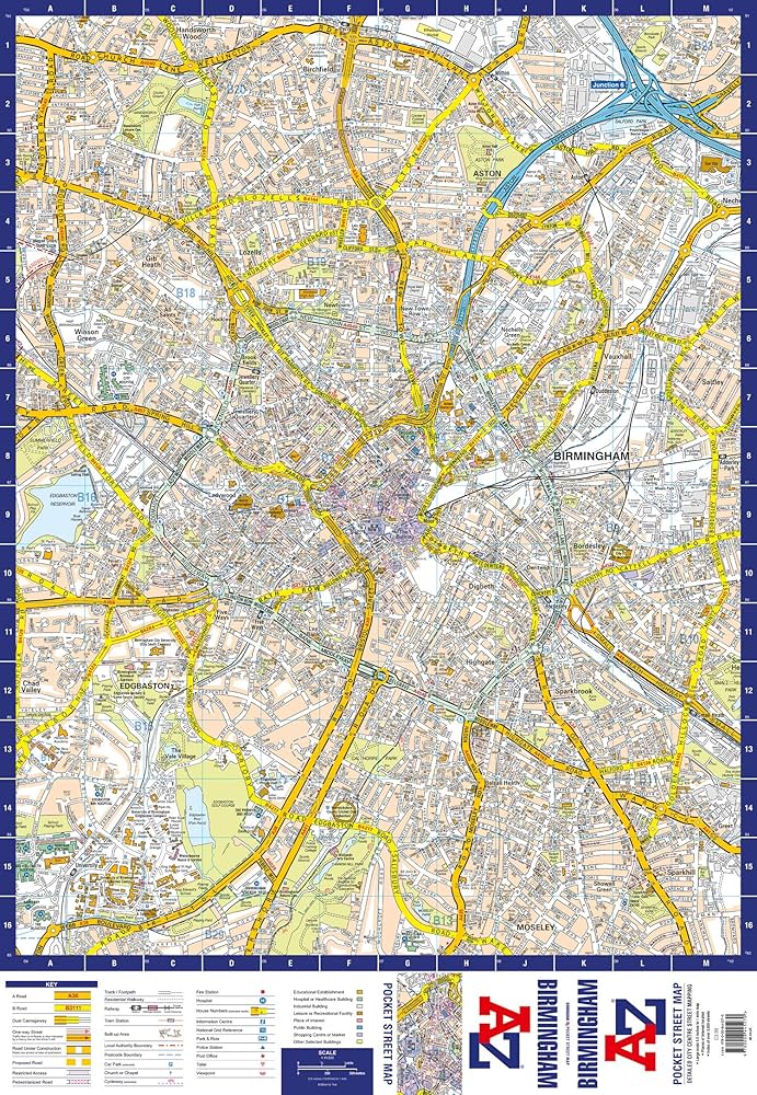 Birmingham Pocket Street Map: A–Z Maps: 9780008445270
